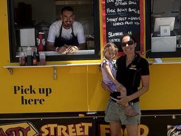 Darren, Jolene and Tarni Wilmott are the family team behind the Tasty Street Food truck.