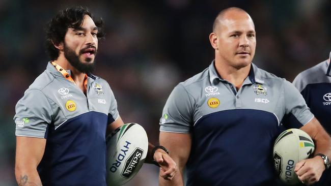 Scott will have to watch from the sidelines with Johnathan Thurston. (Matt King/Getty Images)