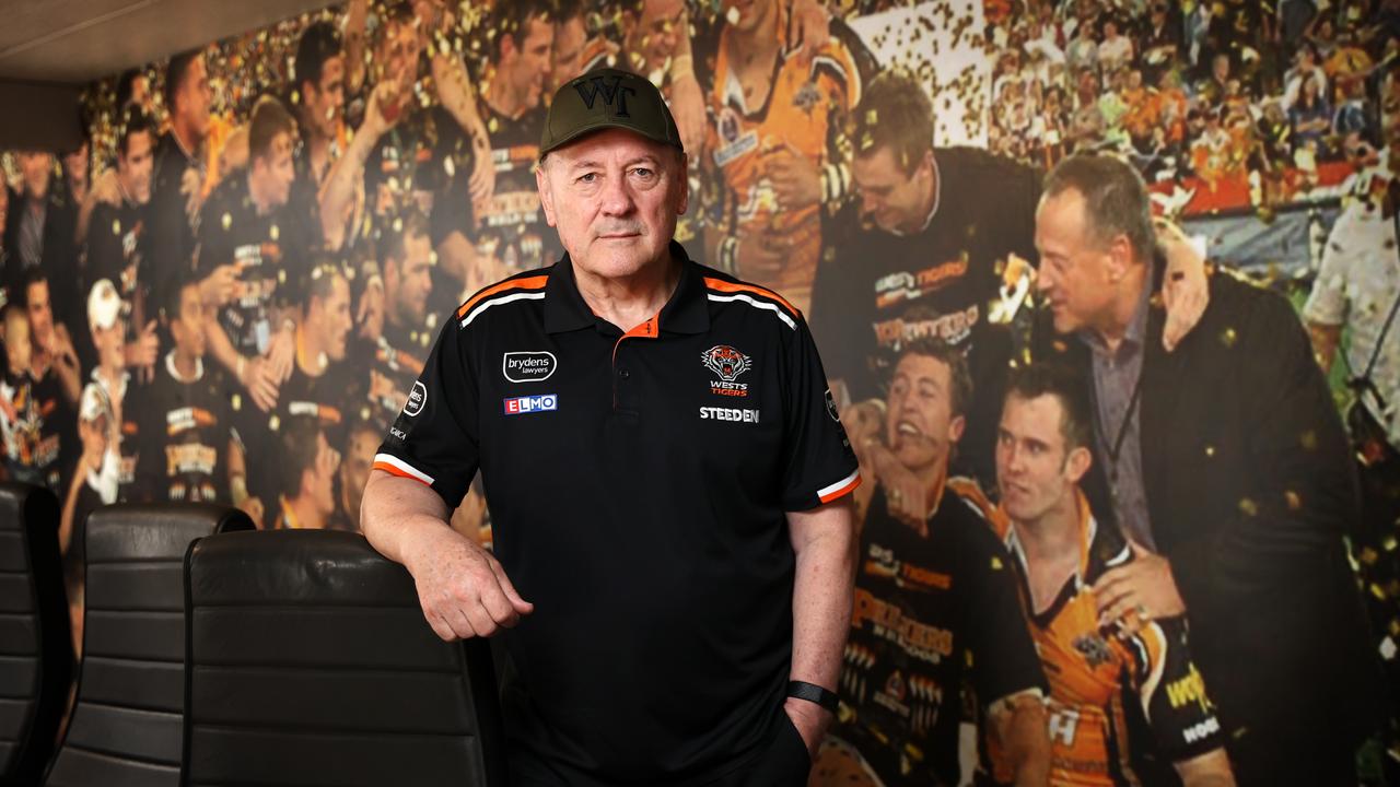 It’s a sad reflection on the Tigers that Tim Sheens is being considered to takeover as coach. Picture: Richard Dobson