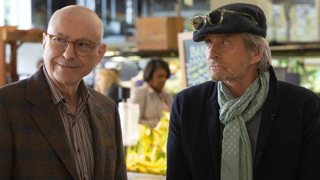 Alan Arkin, left, and Michael Douglas in The Kominsky Method.