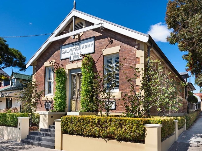 The former Salvation Army Hall in Leichhardt.