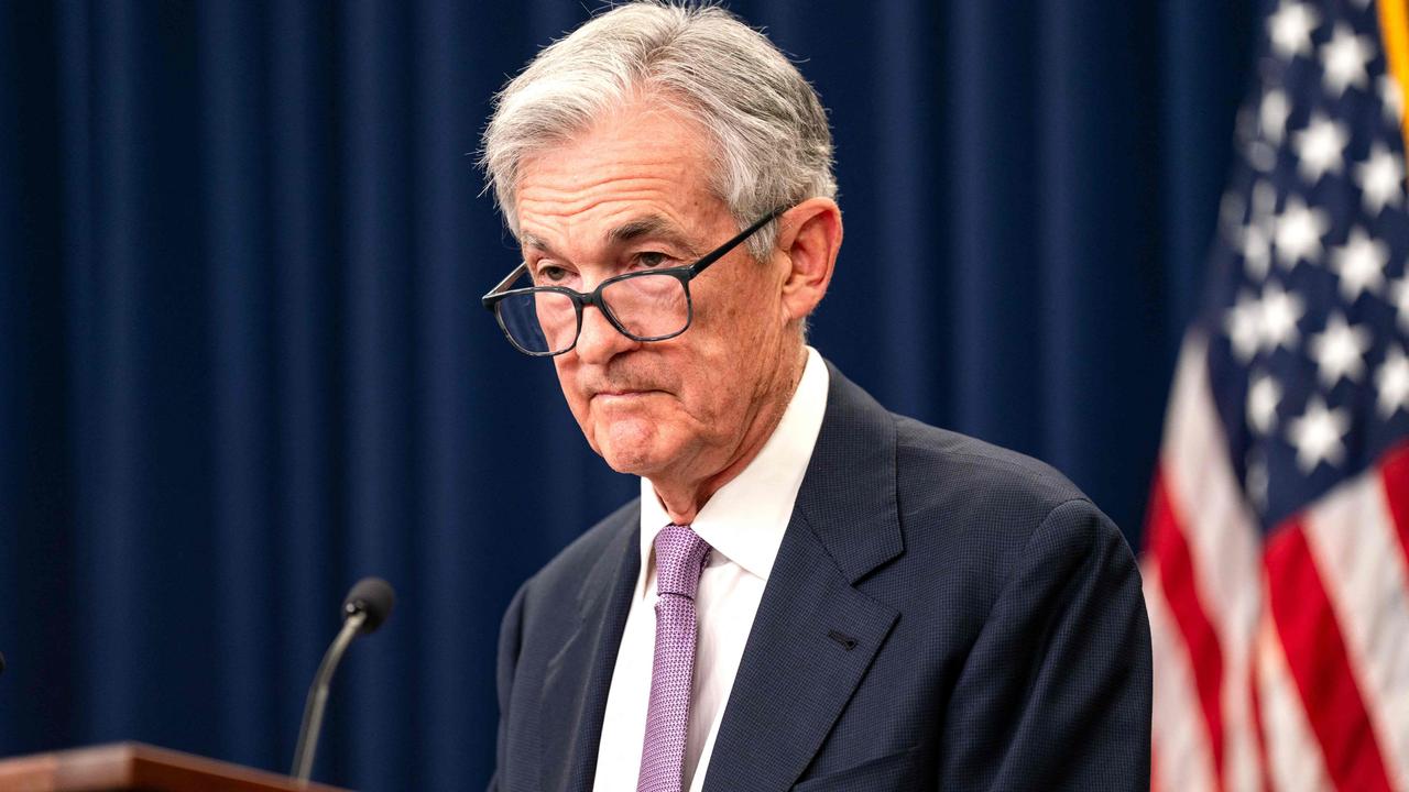 US Federal Reserve Board chairman Jerome Powell. Picture: Getty Images