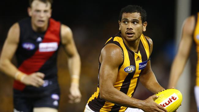 Cyril Rioli and the Hawks kick off Round 12 against Essendon.
