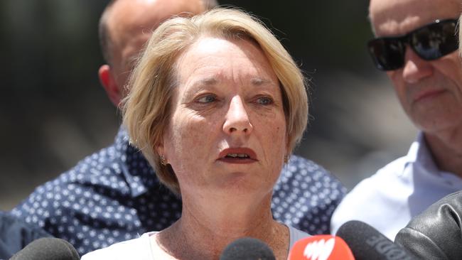 Julie Tam, mother of Joshua Tam, who died at a music festival, speaks to the media after the NSW deputy coroner’s findings were delivered. Picture: John Grainger