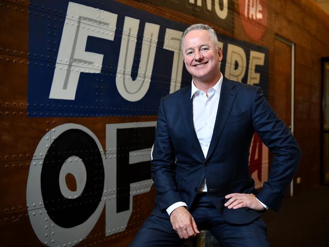 Nine Entertainment CEO Hugh Marks poses for a photo in Sydney, Thursday, February 21, 2019. (AAP Image/Joel Carrett) NO ARCHIVING