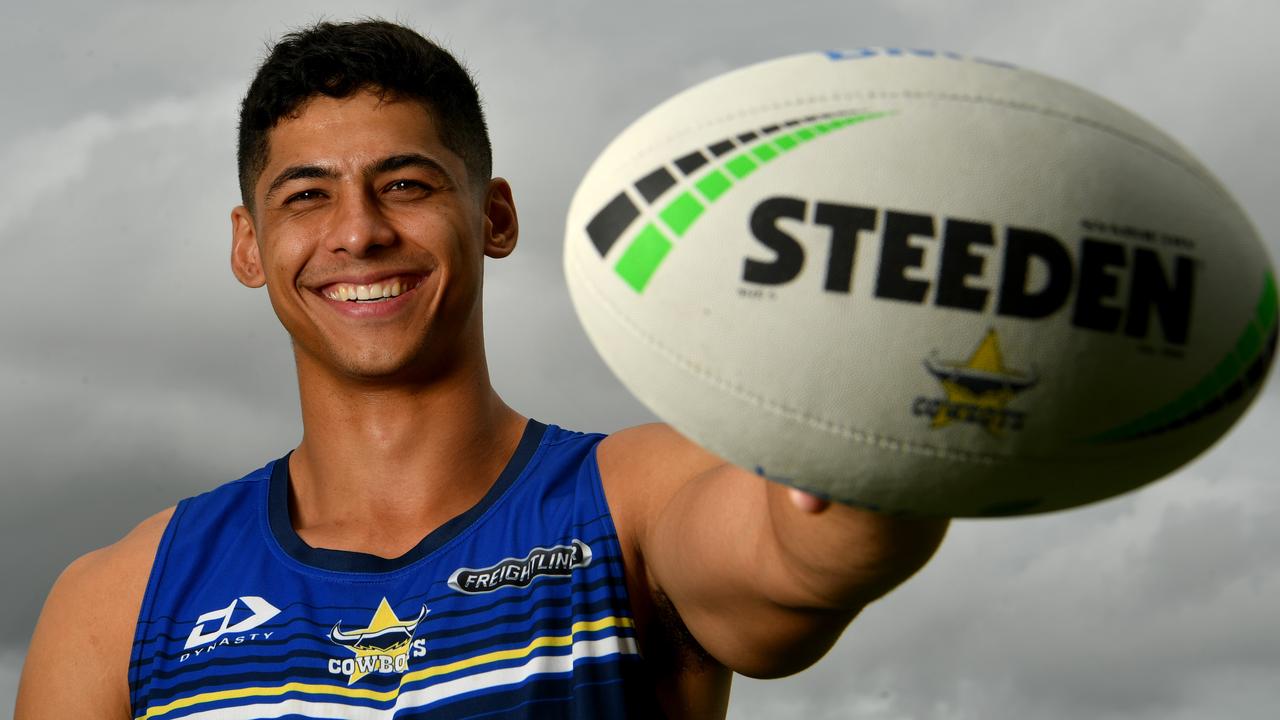 North Queensland Cowboys Heilum Luki will represent his Samoan heritage for the first time. Picture: Evan Morgan