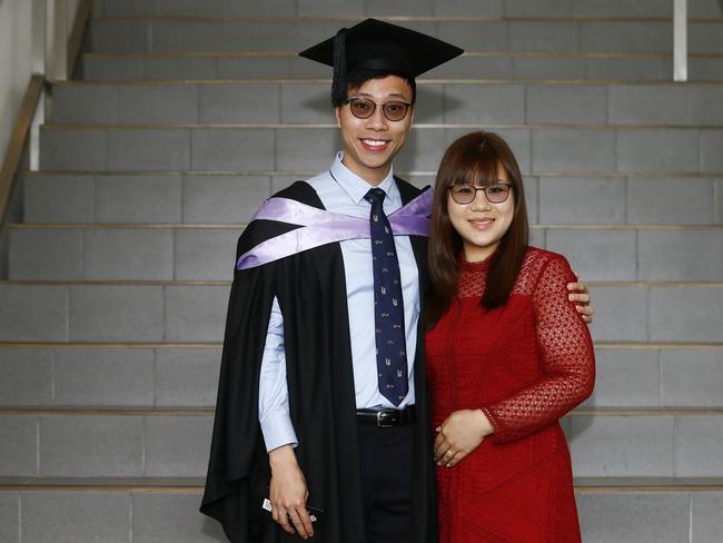 UTAS (University of Tasmania) held it's graduation ceremony at Hotel Grand Chancellor this afternoon. Picture: MATT THOMPSON
