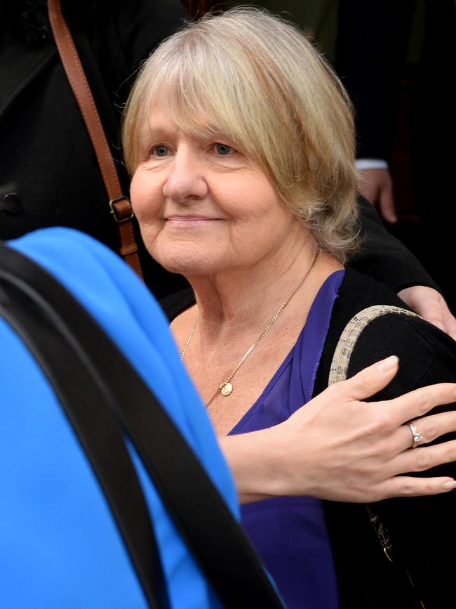 Joyleen Robinson outside court. Picture: Andrew Henshaw