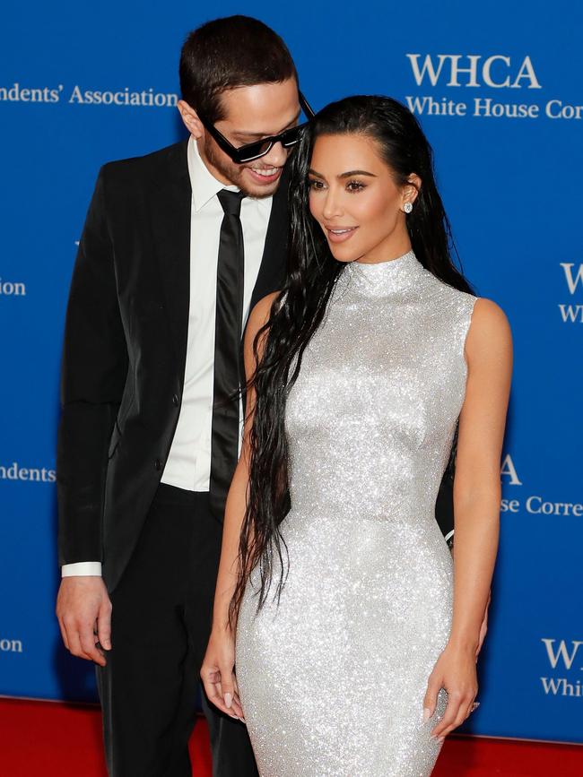 WASHINGTON, DC - APRIL 30: Pete Davidson and Kim Kardashian attend the 2022 White House Correspondents' Association Dinner at Washington Hilton on April 30, 2022 in Washington, DC. (Photo by Paul Morigi/Getty Images)