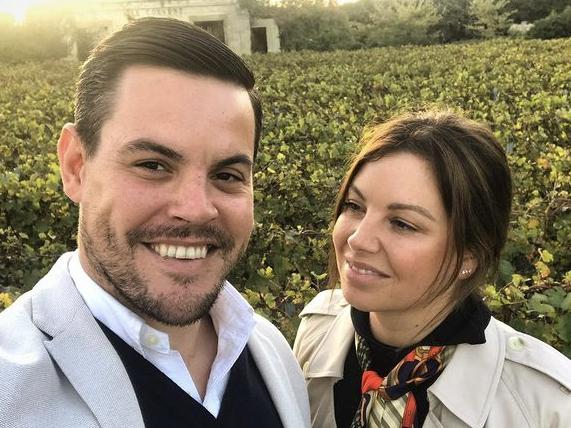 Chris O’Keefe with wife Yvonne Sampson. Picture: Supplied