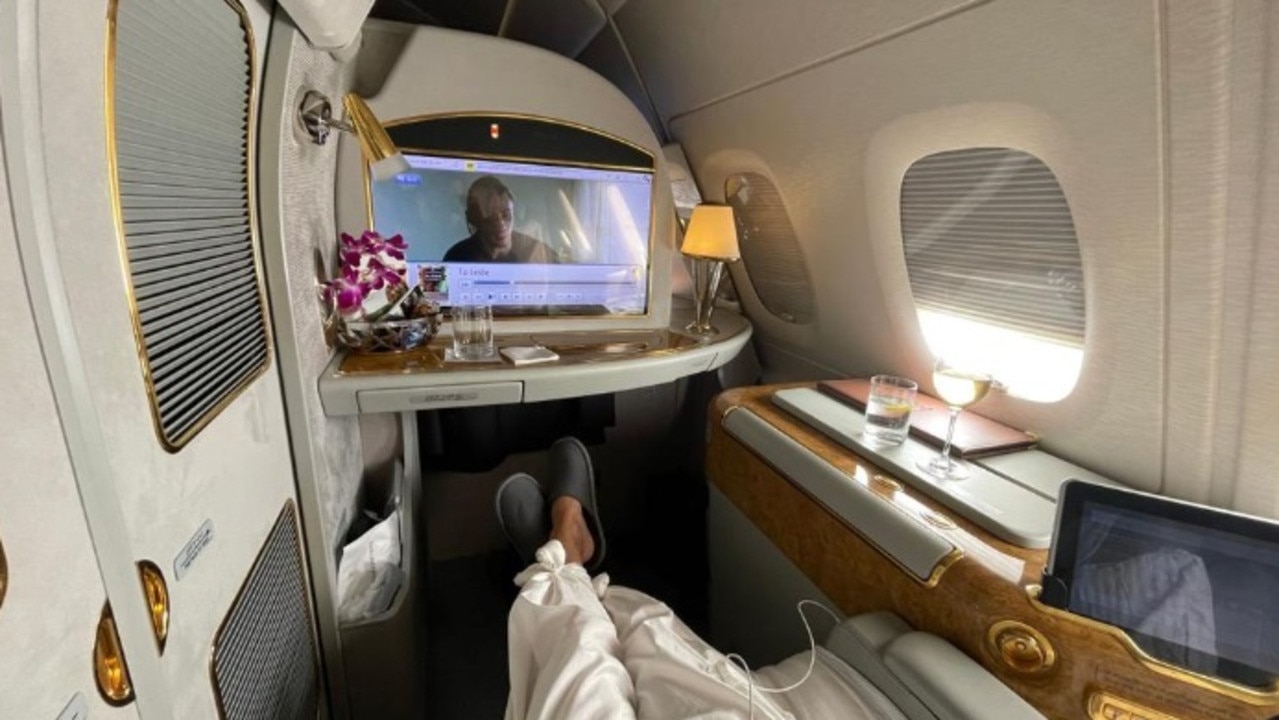 My $585 first class suite. Picture: Jenny Hewett
