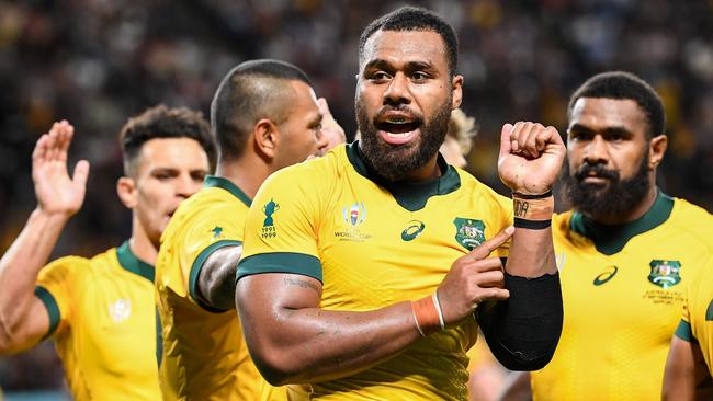 Samu Kerevi is keen to play in the Sevens tournament at the Tokyo Olympics. Picture: AFP