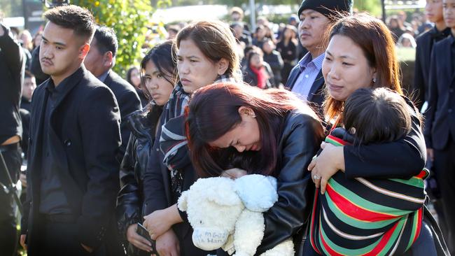 A public funeral service was hosted in Melton for 16-year-old Pasawm Lyhym.