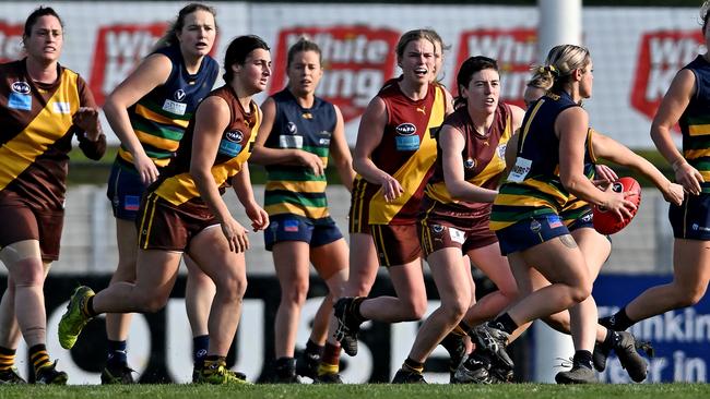 VAFA: St Kevin’s Teah Stepan breaks clear. Picture: Andy Brownbill