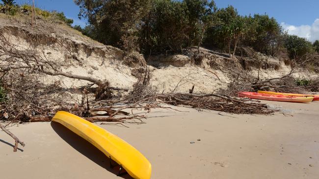 Serious erosion is continuing to cause concerns on Clarkes Beach in Byron Bay. Some of the beach access points remain closed as of Friday, September 18.