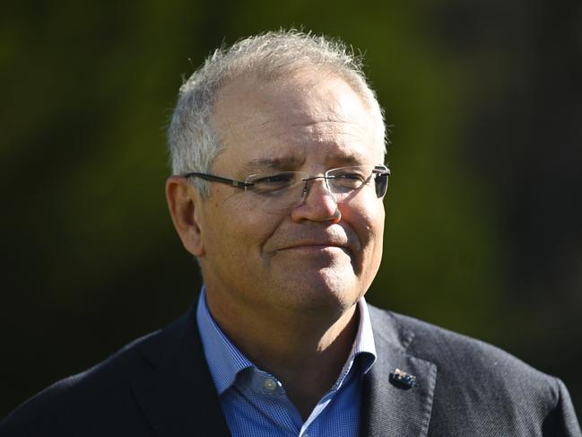 Australian Prime Minister Scott Morrison will outline his plan to get Australia’s economy ‘out of ICU’ today. Picture: Lukas Coch/AAP