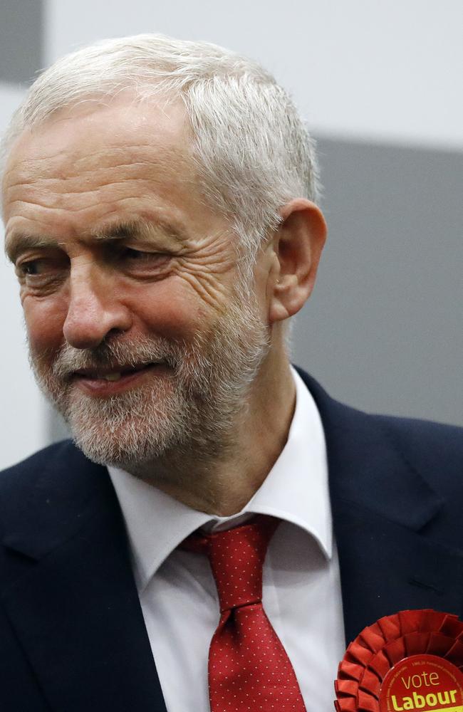 It is Mr Corbyn’s moment, as his detractors within the Labour Party line up to praise his performance. Picture: AP Photo/Frank Augstein