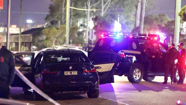 The man died at the scene. Picture: Damian Shaw