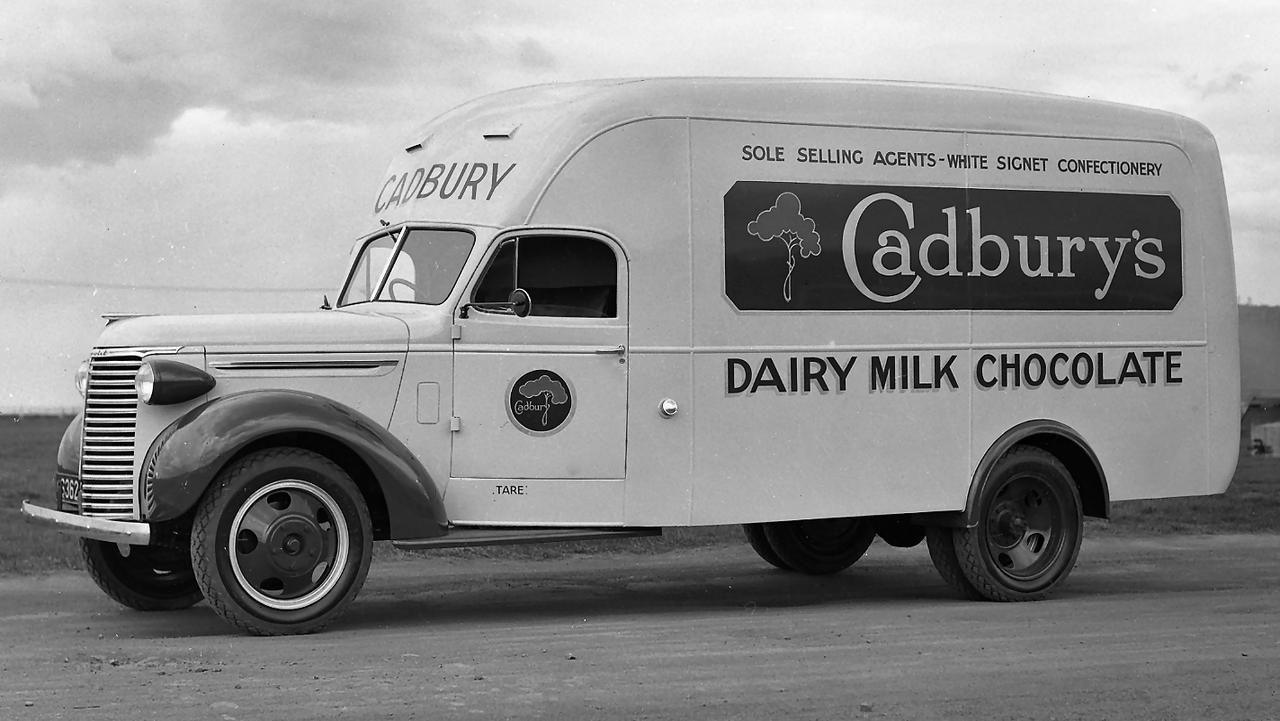 A Cadbury van from the 1930s. Mercury Historical Archive Collection