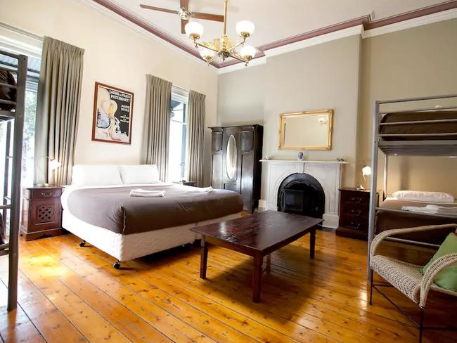 This place, built in the 1860s, has enough room to house you and 20 of your friends. Picture: Airbnb