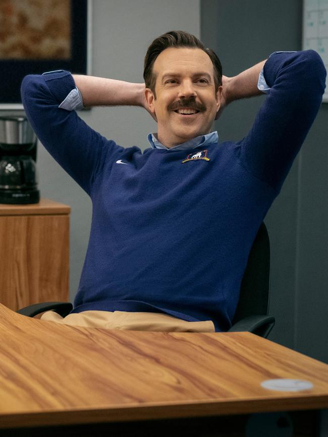 Life lessons: Jason Sudeikis as Ted Lasso, who coached a poorly performing soccer team to success.