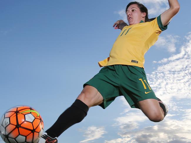 Matildas veteran Lisa De Vanna. is the most capped of the Australians.