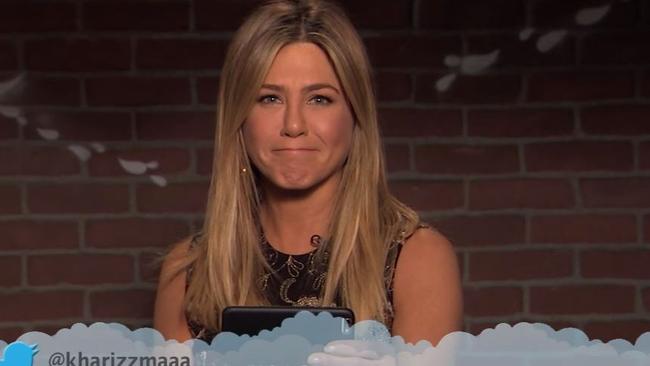 Jennifer Aniston cops an insult in the popular segment.