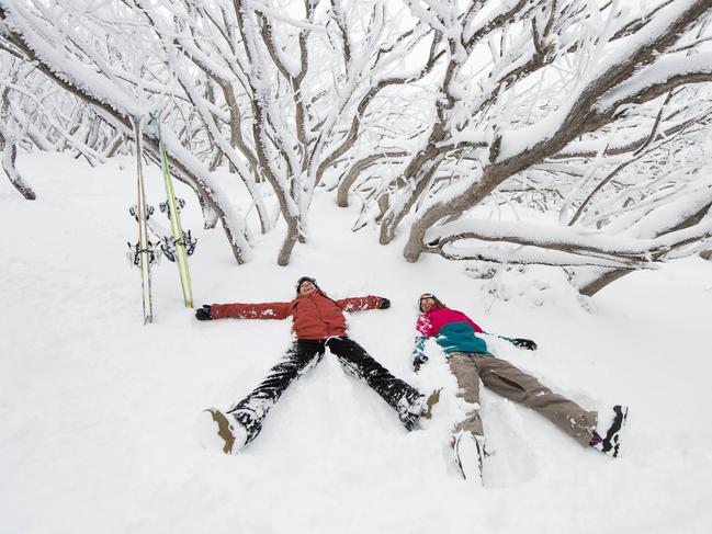 Snow time! Picture: Andrew Railton/Mt Buller