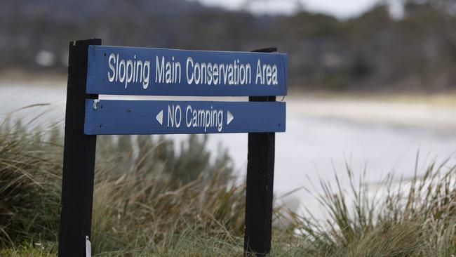 The beach where the body of lost kayaker Valentine Bester was found by a member of the public. Picture: Zak Simmonds