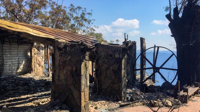 Binna Burra Lodge is devastated after bushfires in September 2019.