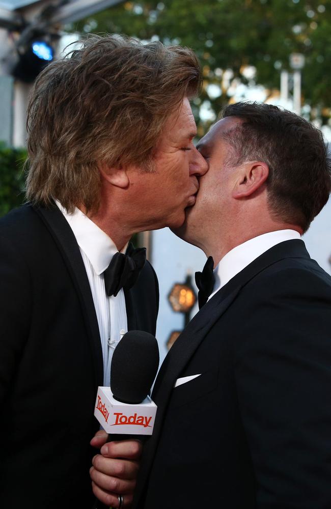 Richard Wilkins and Karl Stefanovic. The bromance continues. Picture: Matrix