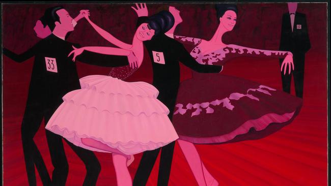 Detail: John Brack, Latin American Grand Final, 1969. Collection National Gallery of Australia, Canberra.