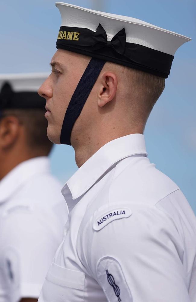 Justin found it difficult to stay in the navy. Picture: Supplied / Australian Royal Navy