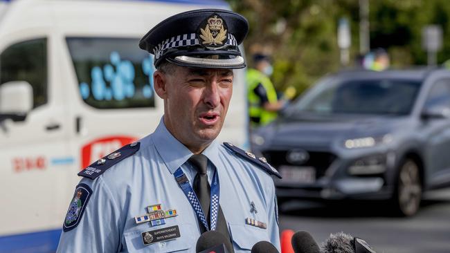 Gold Coast District Acting Chief Superintendent Rhys Wildman. Picture: Jerad Williams