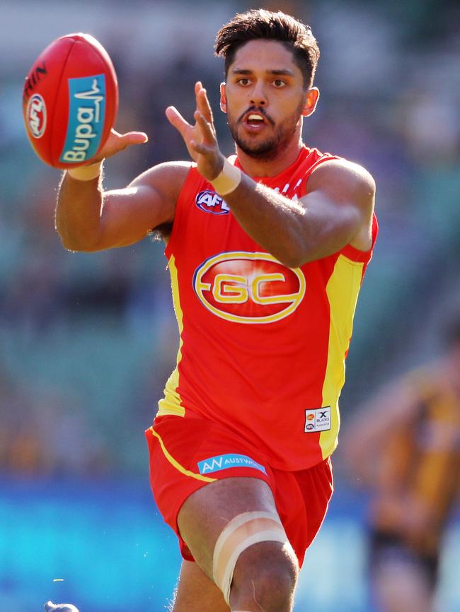 Gold Coast is open to trading Aaron Hall. Picture: Michael Klein