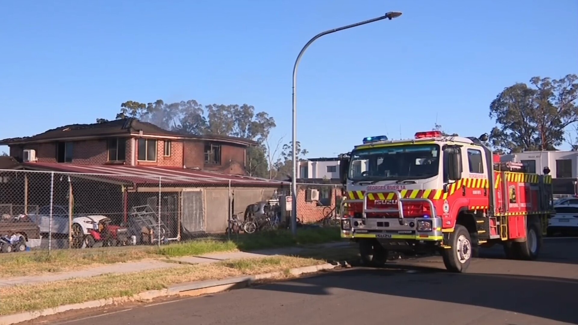 Two-storey Sydney home destroyed by fire