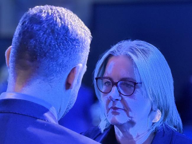 Premier Jacinta Allan attends the 77th Israel Independence Day celebration in Melbourne.