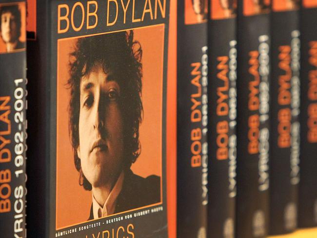 The award credits Dylan with creating “new poetic expressions within the great American song tradition.” Picture: Amelia Querfurth/AFP