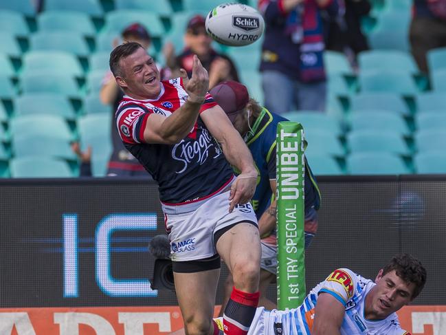 Brett Morris will look to add to his tally of 153 tries in his milestone match on Friday night. Picture: AAP Image/Craig Golding