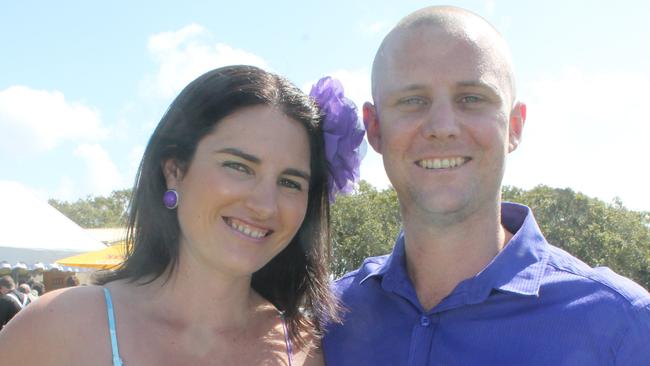 Shae and Daniel Williams, from Ballina, at the Ballina Cup. Picture: Graham Broadhead