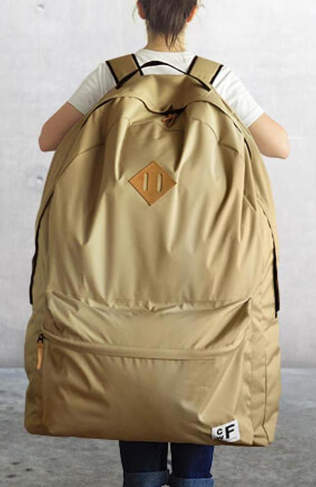 Comically large hot sale backpack