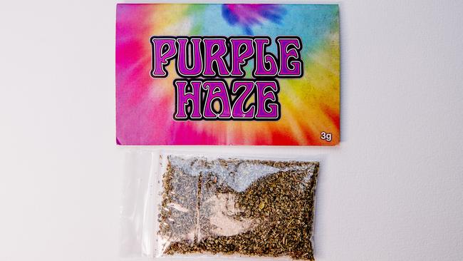 Purple Haze Herbal Incense. Picture: Jerad Williams