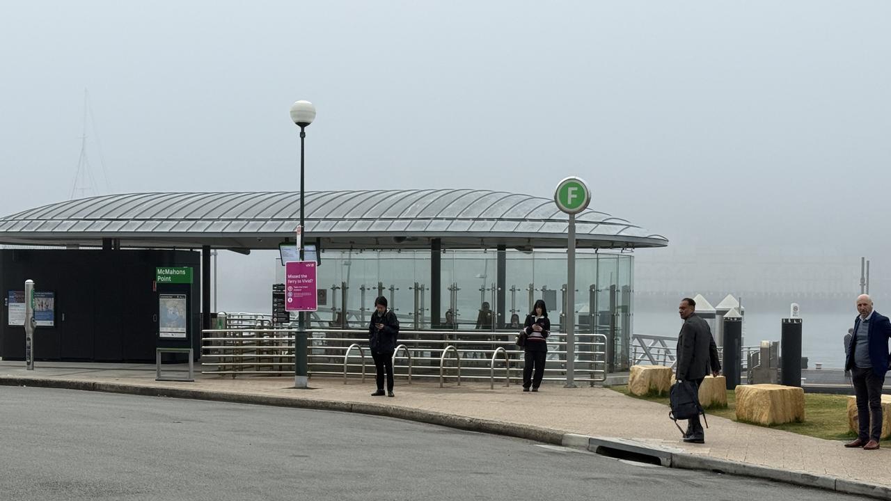 A barely recognisable ferry wharf. Picture: Supplied