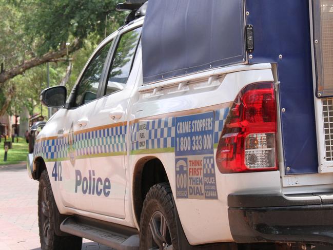 Northern Territory police in Alice Springs, Todd Mall. Picture: Gera Kazakov generic NT Police NTPFES