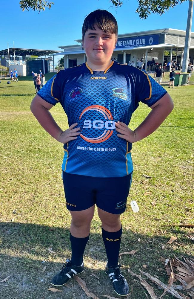 Sunshine Coast junior rugby union star Wyatt Lindsay.