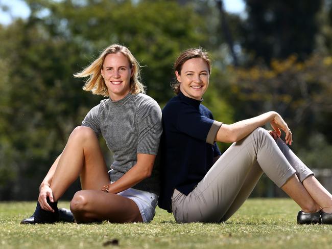 Bronte and Cate Campbell are moving from Brisbane to Sydney. Picture: Adam Head