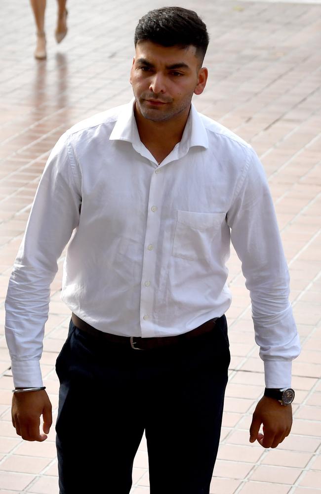 Nikhil Chaudhary at Townsville Court. Picture: Evan Morgan