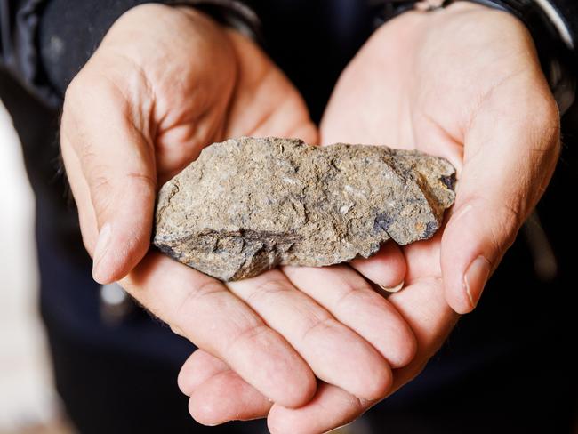 Rock reminder. Picture: Aaron Francis / The Australian