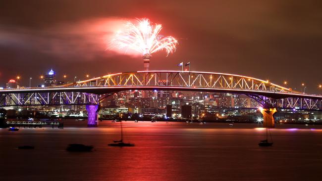 Auckland was the first major city to ring in the new year. Picture: Phil Walter/Getty 