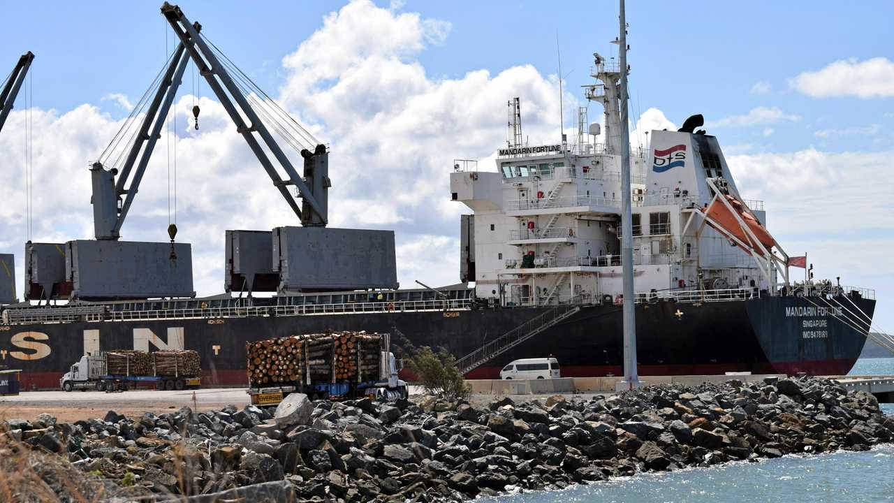 MISTREATMENT: Mandarin Fortune docked at the Auckland Point Wharf in Gladstone. Picture: Tegan Annett